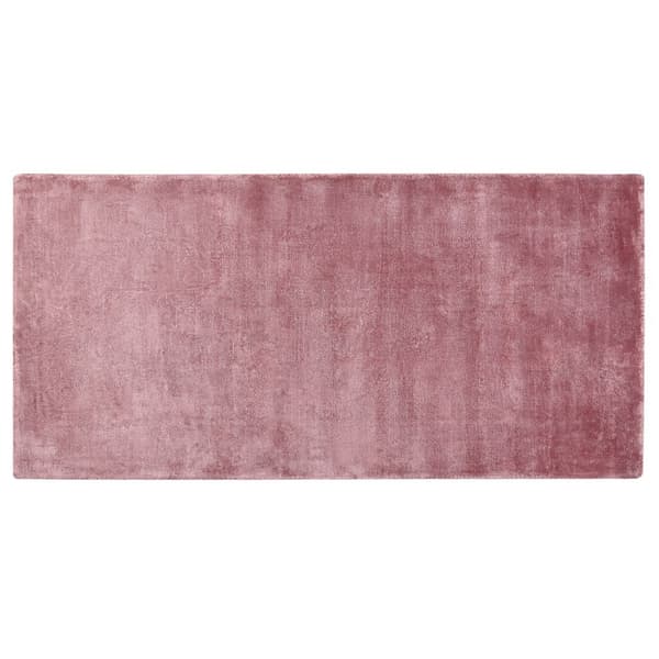 Viskosetæppe 80 x 150 cm pink GESI II Lumarko!