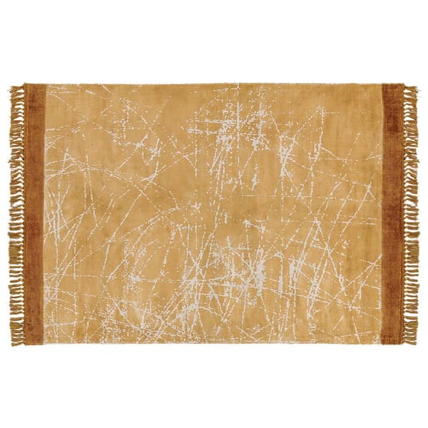 Viskose tæppe 160 x 230 cm orange HANLI Lumarko!