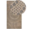 Pikkukuva 1 / 6: Juuttimatto 80 x 150 cm beige/harmaa ARIBA Lumarko!