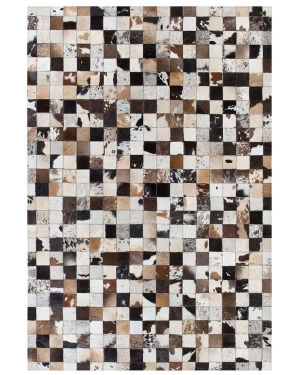 Patchwork-nahkamatto 140 x 200 cm monivärinen CERLI Lumarko!