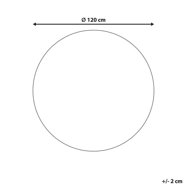 Rund kaktusmatta 120 cm rosa ELDIVAN Lumarko!