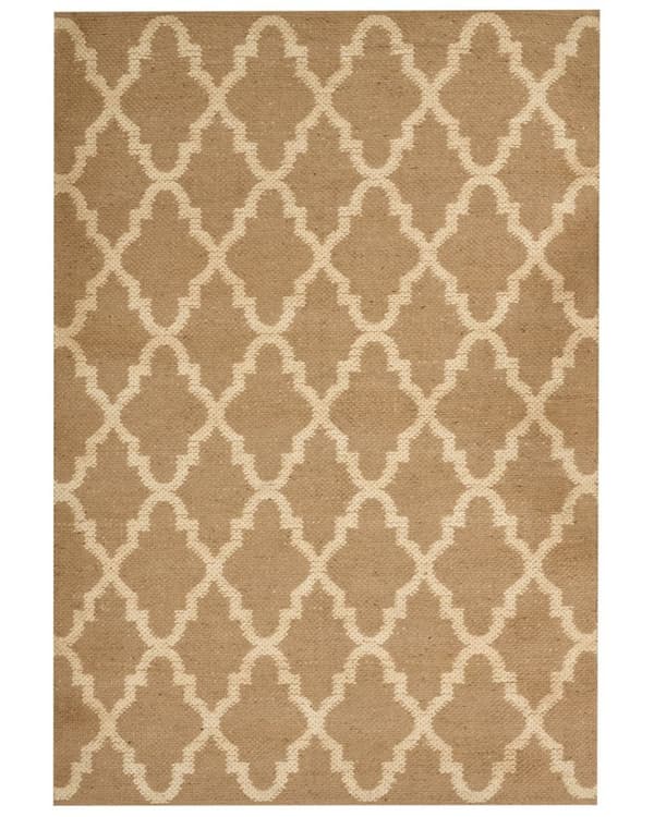 Jute tæppe 160 x 230 cm beige MERMER Lumarko!