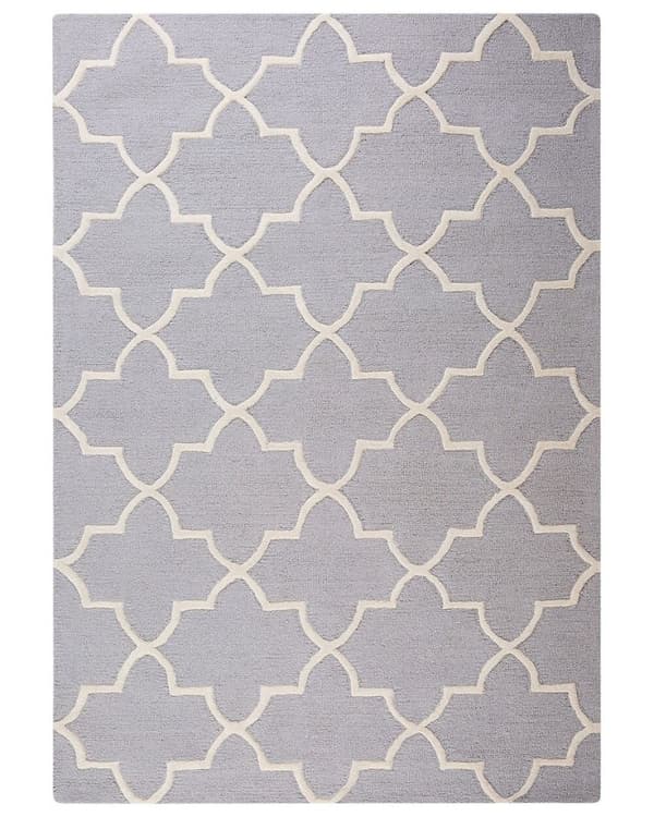 Villamatto 160 x 230 cm harmaa SILVAN Lumarko!