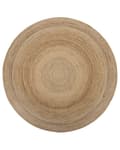 Pikkukuva 3 / 7: Pyöreä juuttimatto 140 cm beige AKBELEN Lumarko!