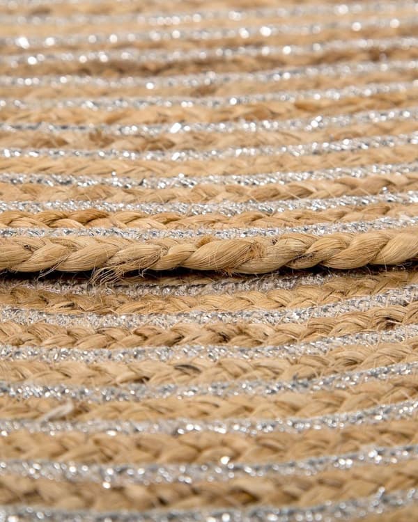 Pyöreä juuttimatto 140 cm beige AKBELEN Lumarko!