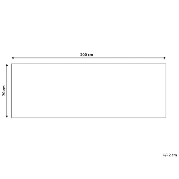 Matta 70 x 200 cm röd COLACHEL Lumarko!