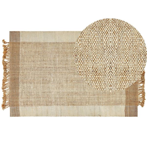 Juuttimatto 200 x 300 cm beige DEDEMLI Lumarko!