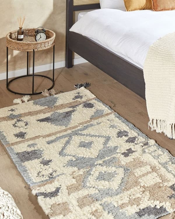 Villainen kilim-matto 80 x 150 cm monivärinen MRGAVET Lumarko!