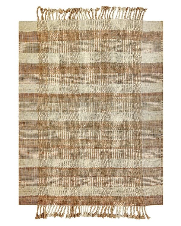 Jutematta 140 x 200 cm beige BERISSA Lumarko!