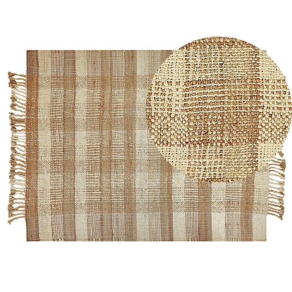Jutematta 140 x 200 cm beige BERISSA Lumarko!
