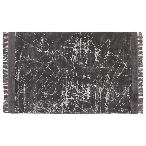 Viskoosimatto 140 x 200 cm tummanharmaa HANLI Lumarko!