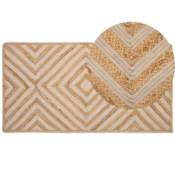 Bomuldstæppe 80 x 150 cm beige PIRLI Lumarko!