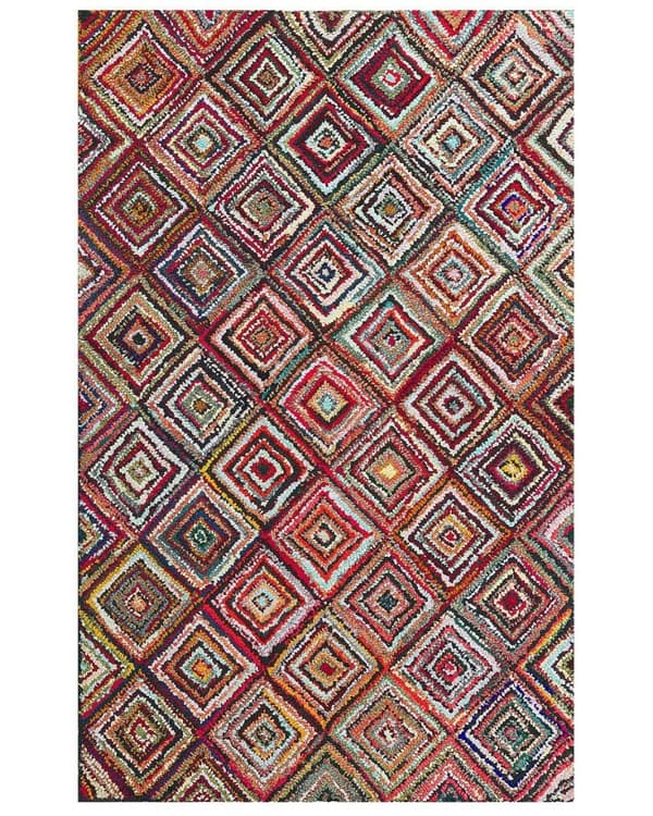 Bomuldstæppe 160 x 230 cm flerfarvet KAISERI Lumarko!