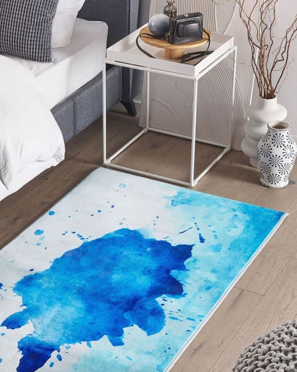 Tæppe 80 x 150 cm blå ODALAR Lumarko!