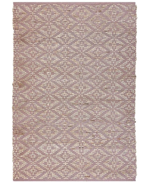 Puuvillamatto 160 x 230 cm beige/pinkki GERZE Lumarko!
