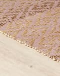 Pikkukuva 4 / 8: Puuvillamatto 160 x 230 cm beige/pinkki GERZE Lumarko!