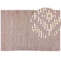 Pikkukuva 1 / 8: Puuvillamatto 160 x 230 cm beige/pinkki GERZE Lumarko!
