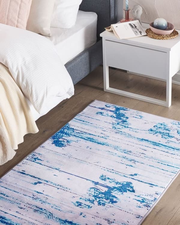 Tæppe 80 x 150 cm blå BURDUR Lumarko!