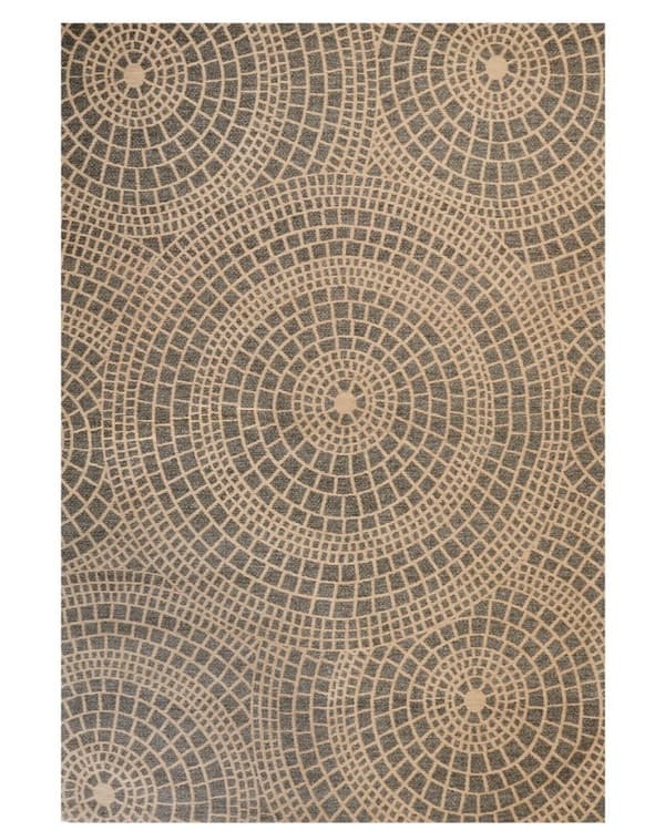 Jute tæppe 200 x 300 cm beige med grå ARIBA Lumarko!