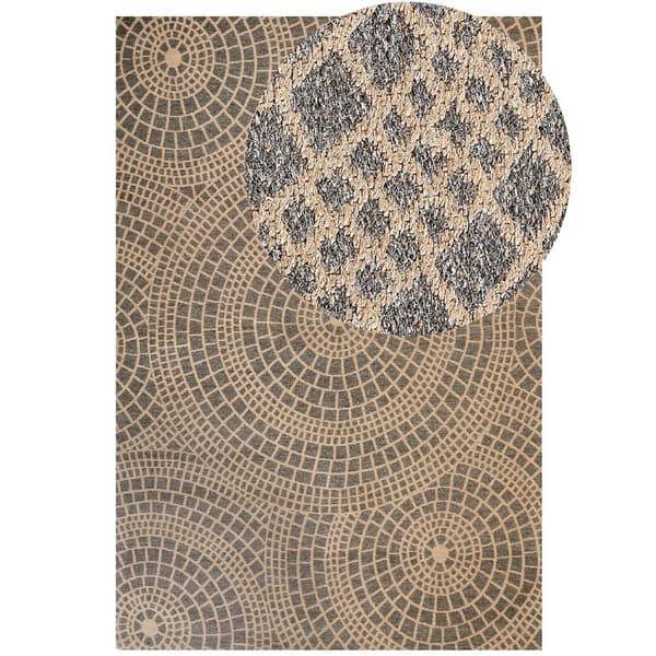 Juuttimatto 200 x 300 cm beige/harmaa ARIBA Lumarko!