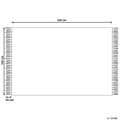 Miniatyrbillede 7 af 7: Bomuldstæppe 160 x 230 cm beige-sort ZEYNE Lumarko!