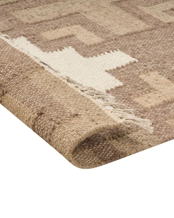 Jute tæppe 200 x 300 cm beige KONURTAY Lumarko!