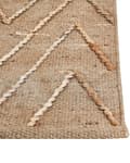 Miniatyrbillede 6 af 7: Jute tæppe 80 x 150 cm beige DADAY Lumarko!