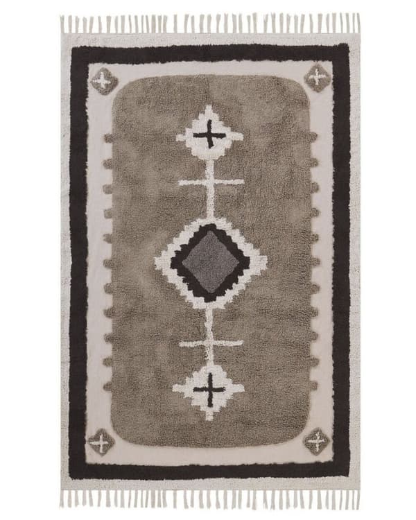 Puuvillamatto 160 x 230 cm beige GEYVE Lumarko!