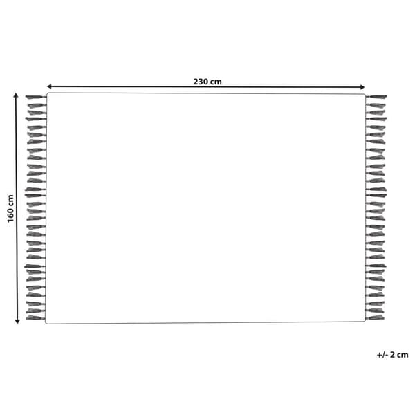 Puuvillamatto 160 x 230 cm beige GEYVE Lumarko!