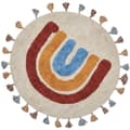 Pikkukuva 1 / 6: Pyöreä puuvillamatto ø 120 cm monivärinen YAGCI Lumarko!