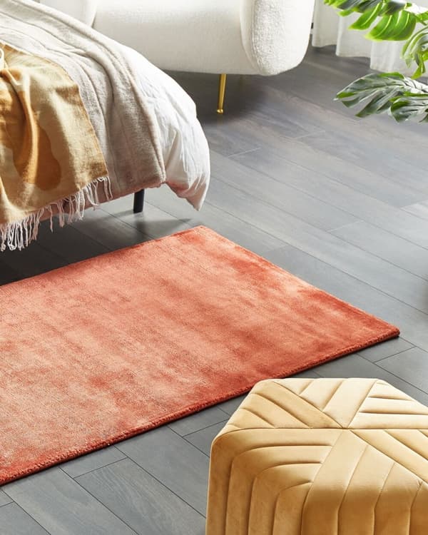 Viskoosimatto 80 x 150 cm oranssi GESI II Lumarko!