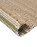 Miniatyrbillede 5 af 7: Jute tæppe 160 x 230 cm beigegrøn MIRZA Lumarko!