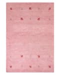 Miniatyrbillede 3 af 7: Uld gabbeh tæppe 140 x 200 cm pink YULAFI Lumarko!