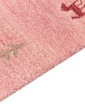 Miniatyrbillede 5 af 7: Uld gabbeh tæppe 140 x 200 cm pink YULAFI Lumarko!