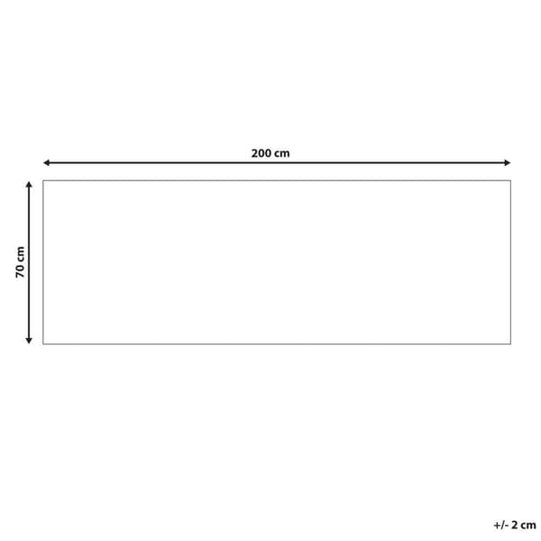 Matto 70 x 200 cm sininen/oranssi MIDALAM Lumarko!