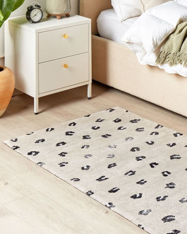 Puuvillamatto 80 x 150 cm beige AFIS Lumarko!