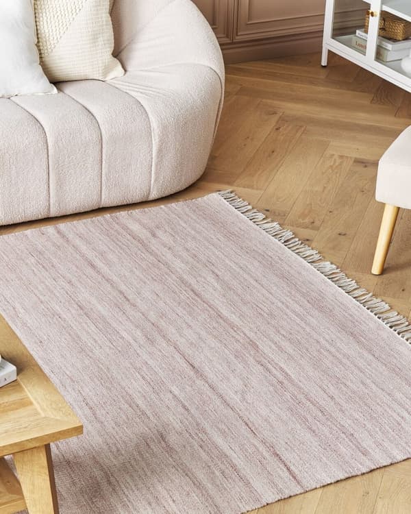 Tæppe 160 x 230 cm lyserød MALHIA Lumarko!
