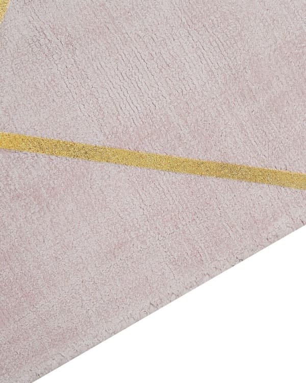 Viskosetæppe 80 x 150 cm pink ATIKE Lumarko!