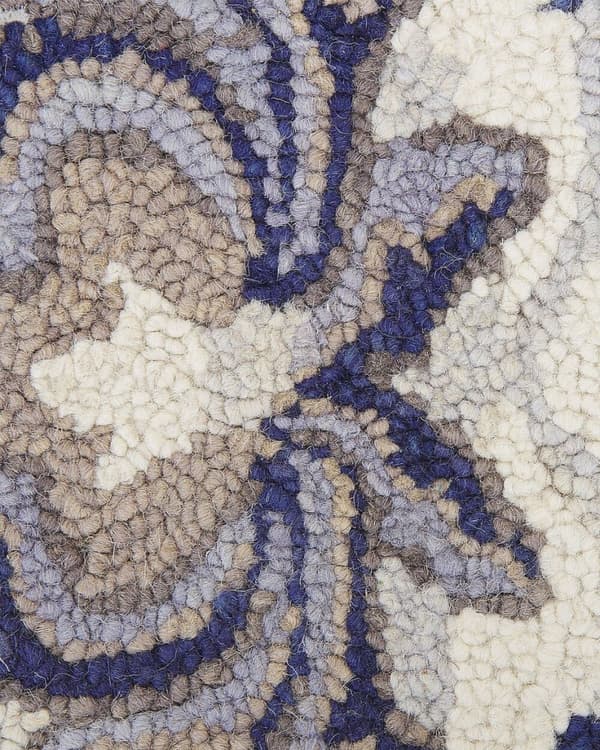Villamatto 160 x 230 cm beige-sininen KUMRU Lumarko!