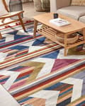 Pikkukuva 2 / 7: Villainen kilim-matto 200 x 300 cm monivärinen MRGASHAT Lumarko!