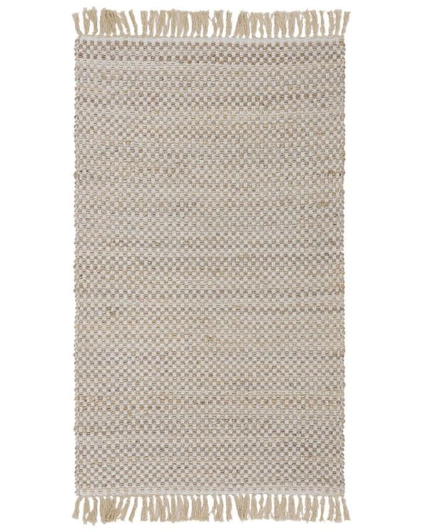 Juuttimatto 80 x 150 cm beige ZERDALI Lumarko!