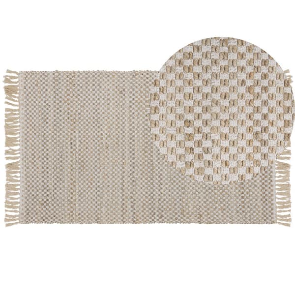 Juuttimatto 80 x 150 cm beige ZERDALI Lumarko!