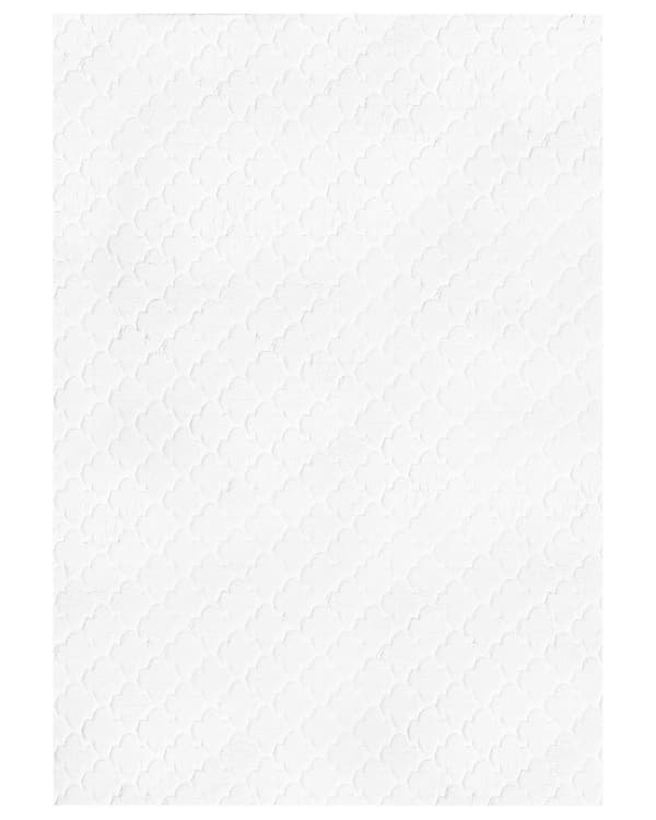 Kanin tekoturkismatto 160 x 230 cm valkoinen GHARO Lumarko!