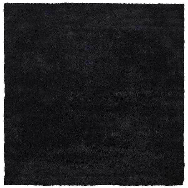 Nukkumaton matto 200 x 200 cm musta DEMRE Lumarko!