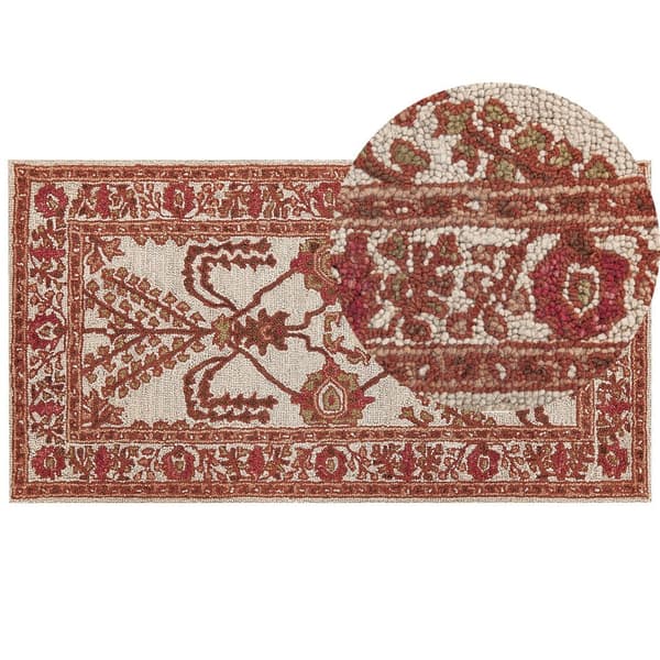 Villamatto 80 x 150 cm oranssi-beige ADILCEVAZ Lumarko!
