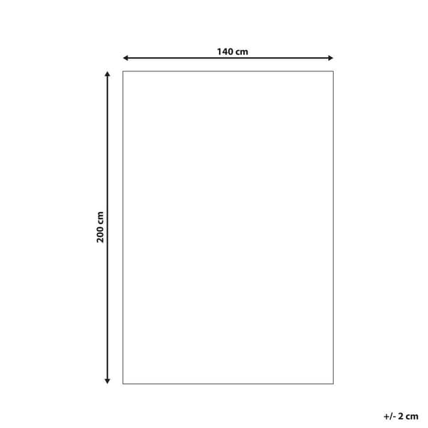 Lædertæppe 140 x 200 cm brun MUT Lumarko!