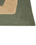 Miniatyrbillede 6 af 8: Jute tæppe 160 x 230 cm grønt KARAKUYU Lumarko!