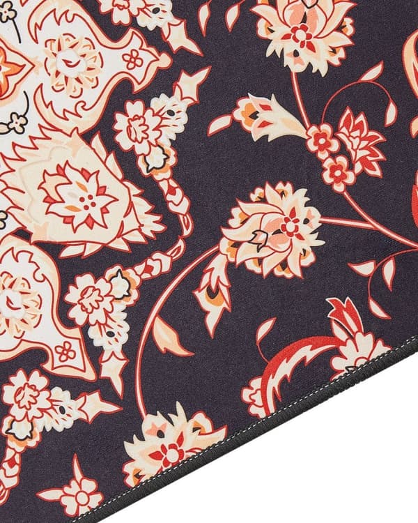 Matto 80 x 300 cm musta ja beige ARITAS Lumarko!