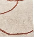 Pikkukuva 5 / 6: Puuvillamatto 200 x 200 cm beige-ruskea AVDAN Lumarko!