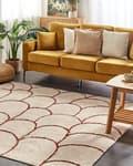 Pikkukuva 2 / 6: Puuvillamatto 200 x 200 cm beige-ruskea AVDAN Lumarko!